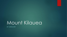 Mount Kilauea - Grade 3 Thinkers