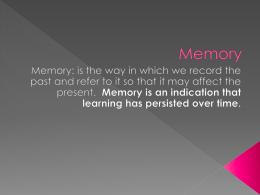 Memory - ClassNet