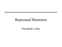 Repressed Memories - U of L Class Index