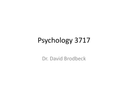 Introduction - Dave Brodbeck