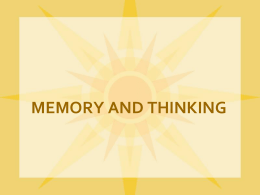 Memory Power Point Notes