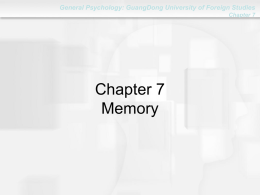 Chapter 7: Memory