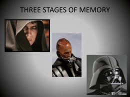 Three Stages of Memory Review