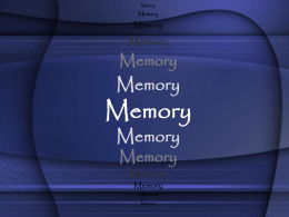 On Memory