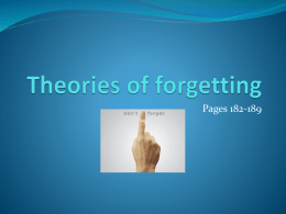 Forgetting Powerpoint