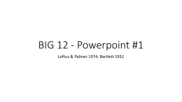 BIG 12 - Powerpoint #1