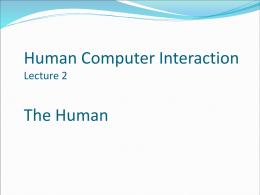 HCI-Lecture02