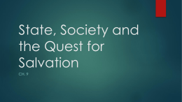 APWH CH. 9 State, Society and the Quest for Salvation in India