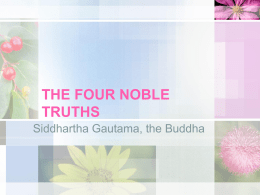 Buddhist Ethics - NCC Courses: Dr. Sarah B. Fowler