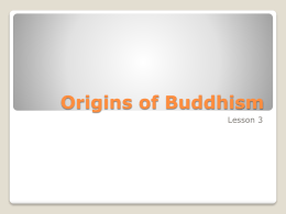Origins of Buddhism