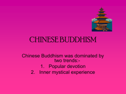 chinese buddhism - The Ecclesbourne School Online