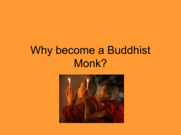 Why become a Buddhist Monk? - Teachnet UK-home