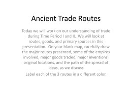 Trade Routes Powerpoint