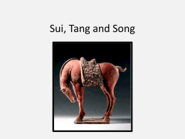 Sui, Tang and Song