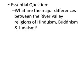 Buddhism, Hinduism, & Judaism ppt