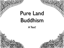Pure Land Buddhism - The Ecclesbourne School Online