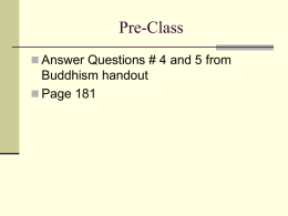 Buddhism - Methacton School District