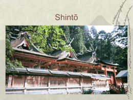 Japanese Religion III: Shinto