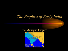 The Empires of Early India - White Plains Public Schools