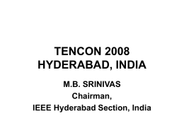 tencon 2008 hyderabad, india