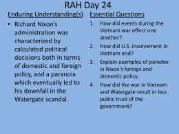 Day 24 Vietnam, Nixon