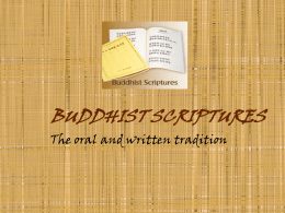BUDDHIST SCRIPTURES