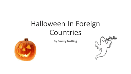 Halloween In Foreign Countries