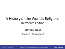 A History of the World`s Religions Thirteenth Edition