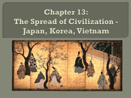 Japan, Korea, Vietnam Japan`s Imperial Age