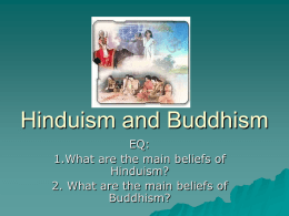 Hinduism and Buddhism - Renton School District