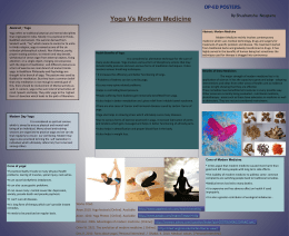 Yoga vs. Medicine