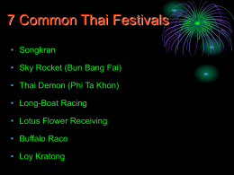Thai Festival - GEOCITIES.ws