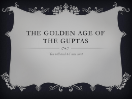 The Golden Age of the Gupta Empire