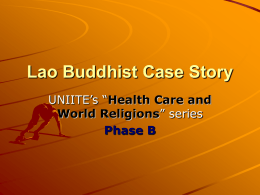 Lao Buddhist Case Story - Creative Artistic Nuance