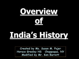India History Overview