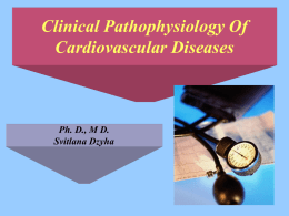 01. Pathophysiology of cardiovasc diseases