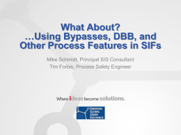 What About? - Bluefield Process Safety