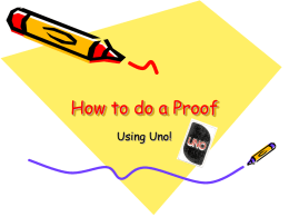 Uno Proofs