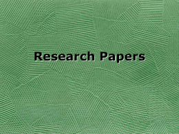 Research Papers - Dartmouth College