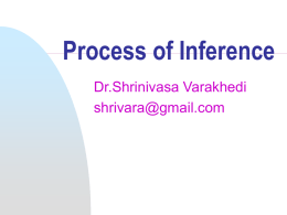 Process of Inference