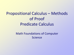 prop-proofs - Department of Computer Science