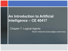 AI-07-Logical Agents