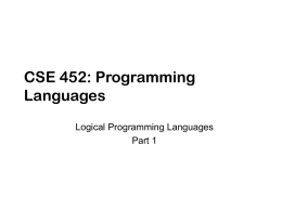 14-prolog-part1 - Computer Science and Engineering