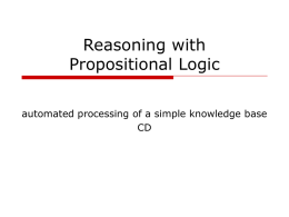 Propositional logic
