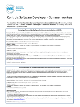 Controls Software Developer