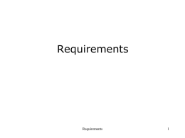 The meaning of requirements