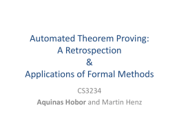 Automated Theorem Proving