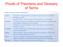 Theorems