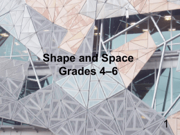 Teaching shape and space 4-6 slide