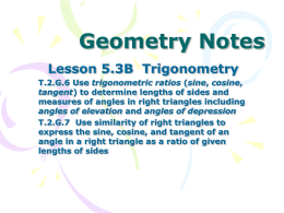 Geometry Notes
